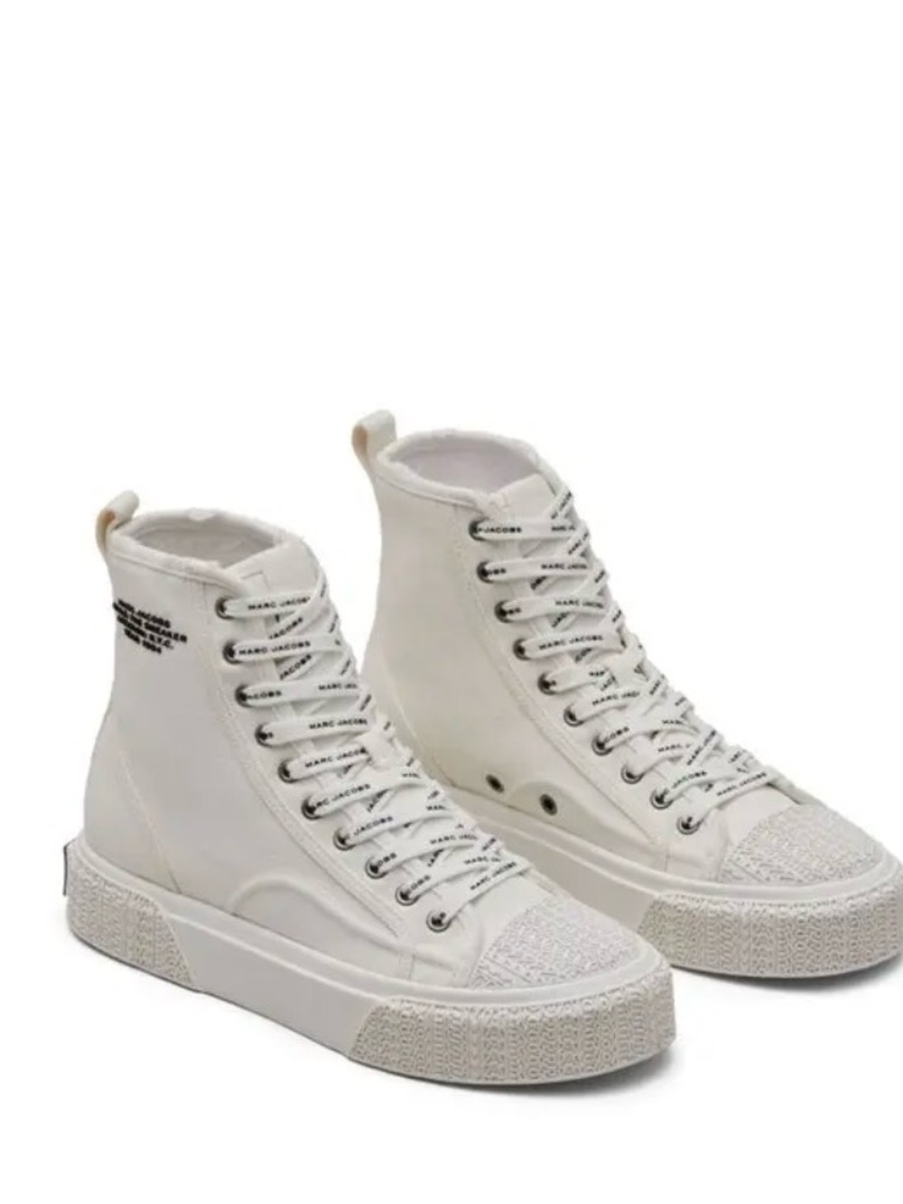 Mark Jacobs canvas high top sneakers NEW